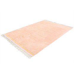 Hochflorteppiche - Celina Natural Cotton Shaggy (rosa/beige)