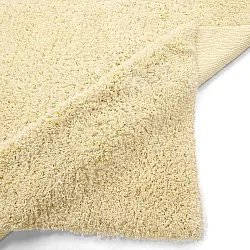 Hochflorteppiche - Combarro Solid Cotton Shaggy (hellgelb)