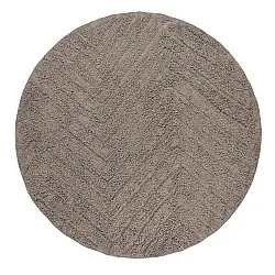Runde Teppiche - Conara Natural Cotton Shaggy (taupe)