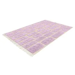 Hochflorteppiche - Cyrus Natural Cotton Shaggy (lila)
