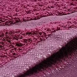 Rund Teppich - Cyrus Natural Cotton Shaggy (rot)