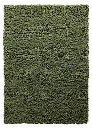 Hochflorteppiche - Fassale Hand Woven Wool Shaggy (moosgrün)