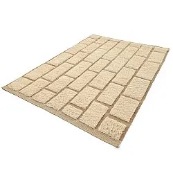Hochflorteppiche - Leknes Hand Woven Wool Shaggy (creme)