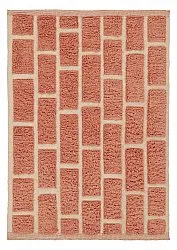 Hochflorteppiche - Leknes Hand Woven Wool Shaggy (terrakotta)