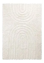 Hochflorteppiche - Lindos Natural Cotton Shaggy (weiß)