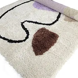 Hochflorteppiche - Naousa Natural Cotton Shaggy (mehrfarbig)
