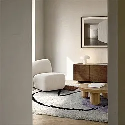 Hochflorteppiche - Naousa Natural Cotton Shaggy (mehrfarbig)
