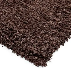 Hochflorteppiche - Molyvos Natural Cotton Shaggy (braun)