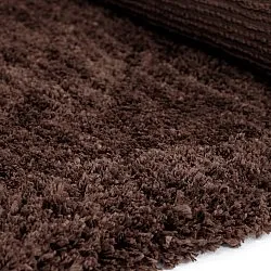 Hochflorteppiche - Molyvos Natural Cotton Shaggy (braun)