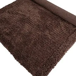 Hochflorteppiche - Molyvos Natural Cotton Shaggy (braun)