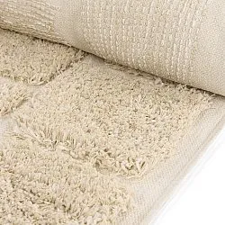 Hochflorteppiche - Otranto Natural Cotton Shaggy (cremefarben)