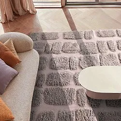 Hochflorteppiche - Otranto Natural Cotton Shaggy (taupe)