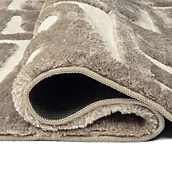 Hochflorteppiche - Palmyra (beige/weiß)