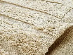 Hochflorteppiche - Rani Natural Cotton Shaggy (beige)