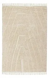 Hochflorteppiche - Sivia Natural Cotton Shaggy (beige)