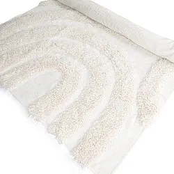Hochflorteppiche - Sivota Natural Cotton Shaggy (cremefarben)