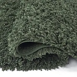 Hochflorteppiche - Combarro Solid Cotton Shaggy (grün)