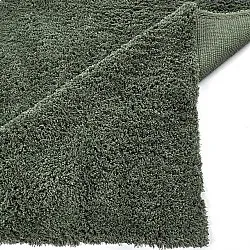 Hochflorteppiche - Combarro Solid Cotton Shaggy (grün)