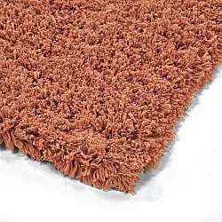 Hochflorteppiche - Combarro Solid Cotton Shaggy (hellorange)