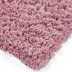 Hochflorteppiche - Combarro Solid Cotton Shaggy (hellrosa)