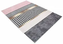 Wilton-Teppich - Esme (rosa/bunt)
