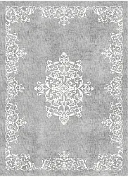 Wilton-Teppich - Santi (grau/weiß)