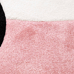 Kinderteppich - Bueno Panda (rosa)