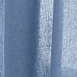 Vorhänge 2er-Pack - Baumwollvorhang Selena (blau)