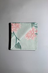 Serviette im 4er-Pack - Alyssa (grün/rosa)