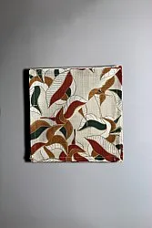 Serviette im 4er-Pack - Amalie (beige/rust)