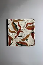 Serviette im 4er-Pack - Amalie (beige/rust)