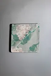 Serviette im 4er-Pack - Amara (grau/rosa)
