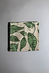 Serviette im 4er-Pack - Leaves (grün)