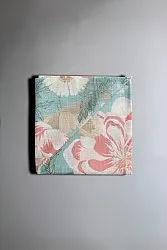Serviette im 4er-Pack - Serena (türkis/rosa)