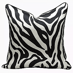 Kissenbezug - Zebra Cushion 45 x 45 cm (schwarz/weiß)