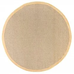 Rund Teppich (sisal) - Agave (helltaupe)