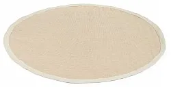 Rund Teppich (sisal) - Agave (beige/grau)
