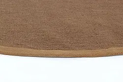 Rund Teppich (sisal) - Agave (braun)