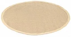 Rund Teppich (sisal) - Agave (beige/beige)