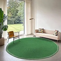 Rund Teppich (sisal) - Agave (grün)