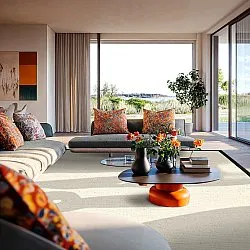 Sisal-Teppich - Agave (schwarz/offwhite)