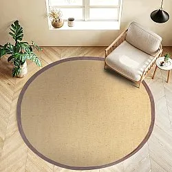 Rund Teppich (sisal) - Agave (natur/brown)