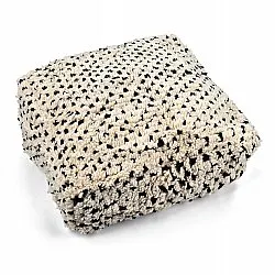 Sitzpoufs - Marokkanischer Pouf Beni Ourain 037