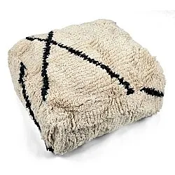 Sitzpoufs - Marokkanischer Pouf Beni Ourain 048