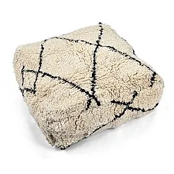 Sitzpoufs - Marokkanischer Pouf Beni Ourain 054
