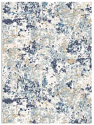 Wilton-Teppich - Hiboun (blau)