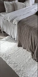 Hochflorteppiche - Ebba Natural Cotton Shaggy (offwhite)