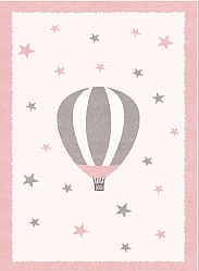Kinderteppich - Alone Balloon (rosa)