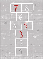 Kinderteppich - Hopscotch (grau)