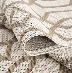 Baumwollteppich - Kebira (beige)